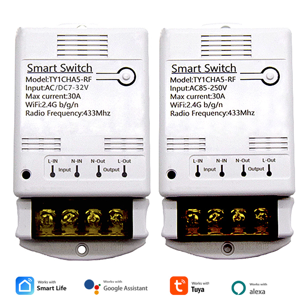 Wifi 30A Relay Module 85-250V  - Ir Remote Module 评论和价格