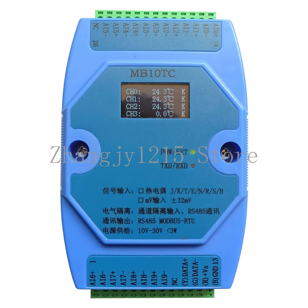 4/6/8/10 Channels Temperature  - Thermocouple Module K Type 评论和价格