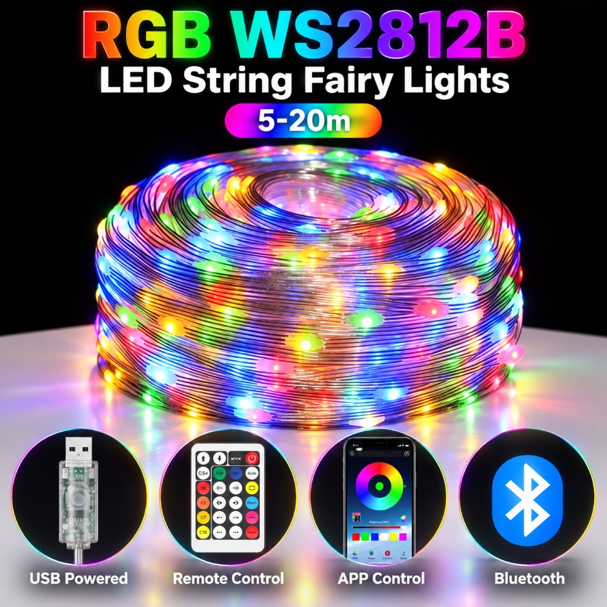 5-20m WS2812B RGB LED Fairy St - Ws2812B 评论和价格