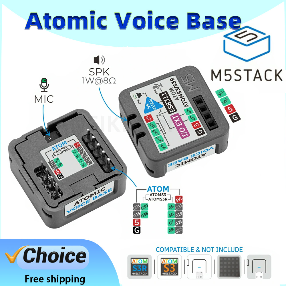 M5Stack Atomic Voice Base ES83 - Microphone Module 评论和价格