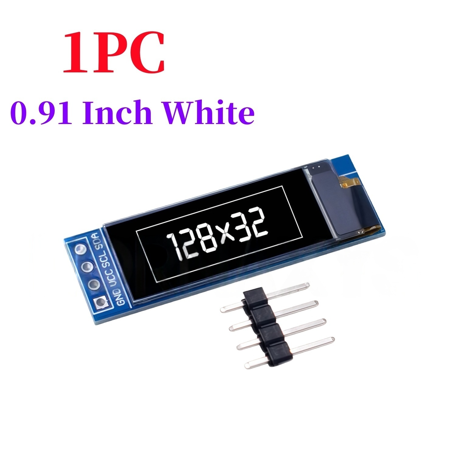 0.91 Inch 128x32 IIC I2C White - Ssd1306 评论和价格