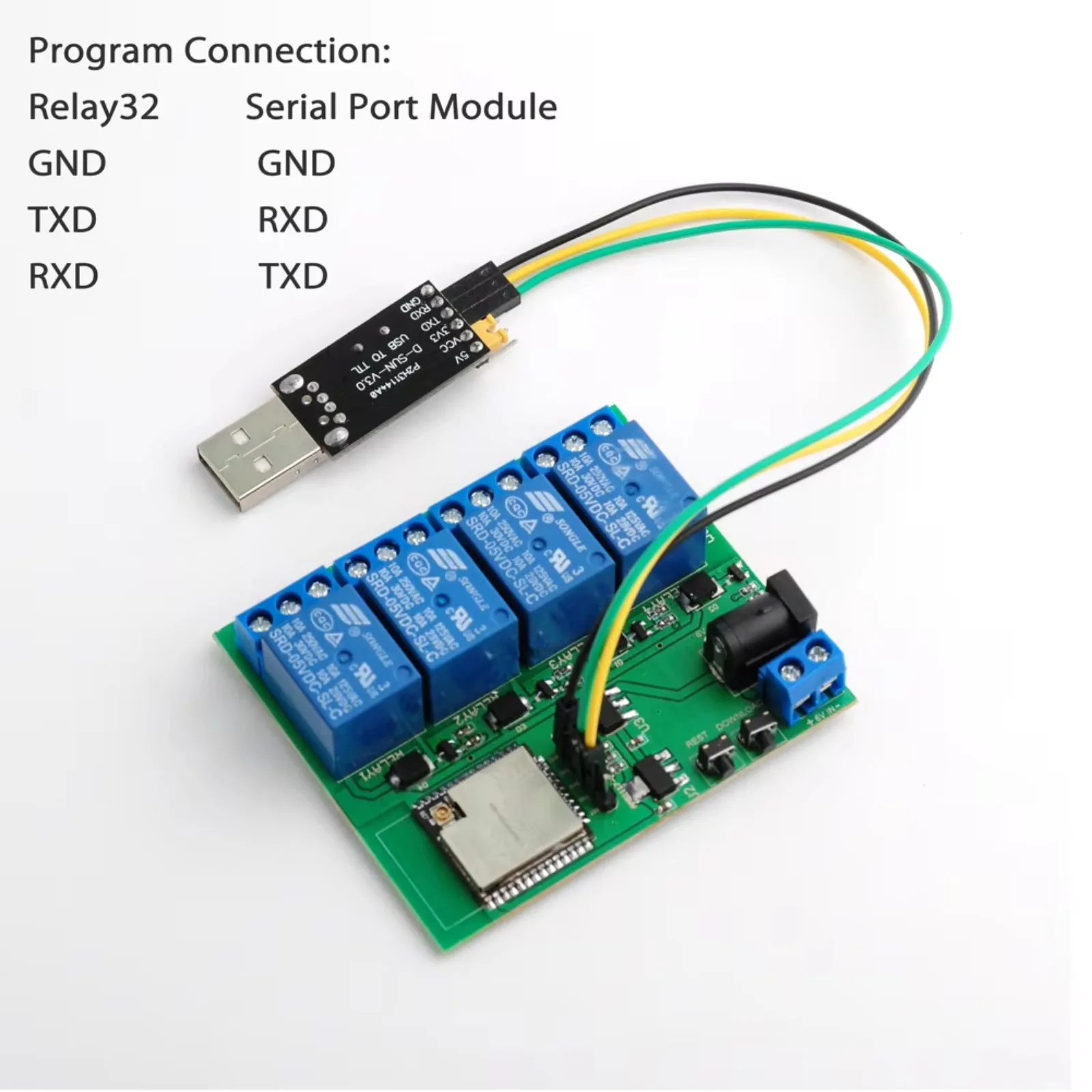 ESP32 4 Channel Wireless Relay - Relay Module 4 Channel 评论和价格
