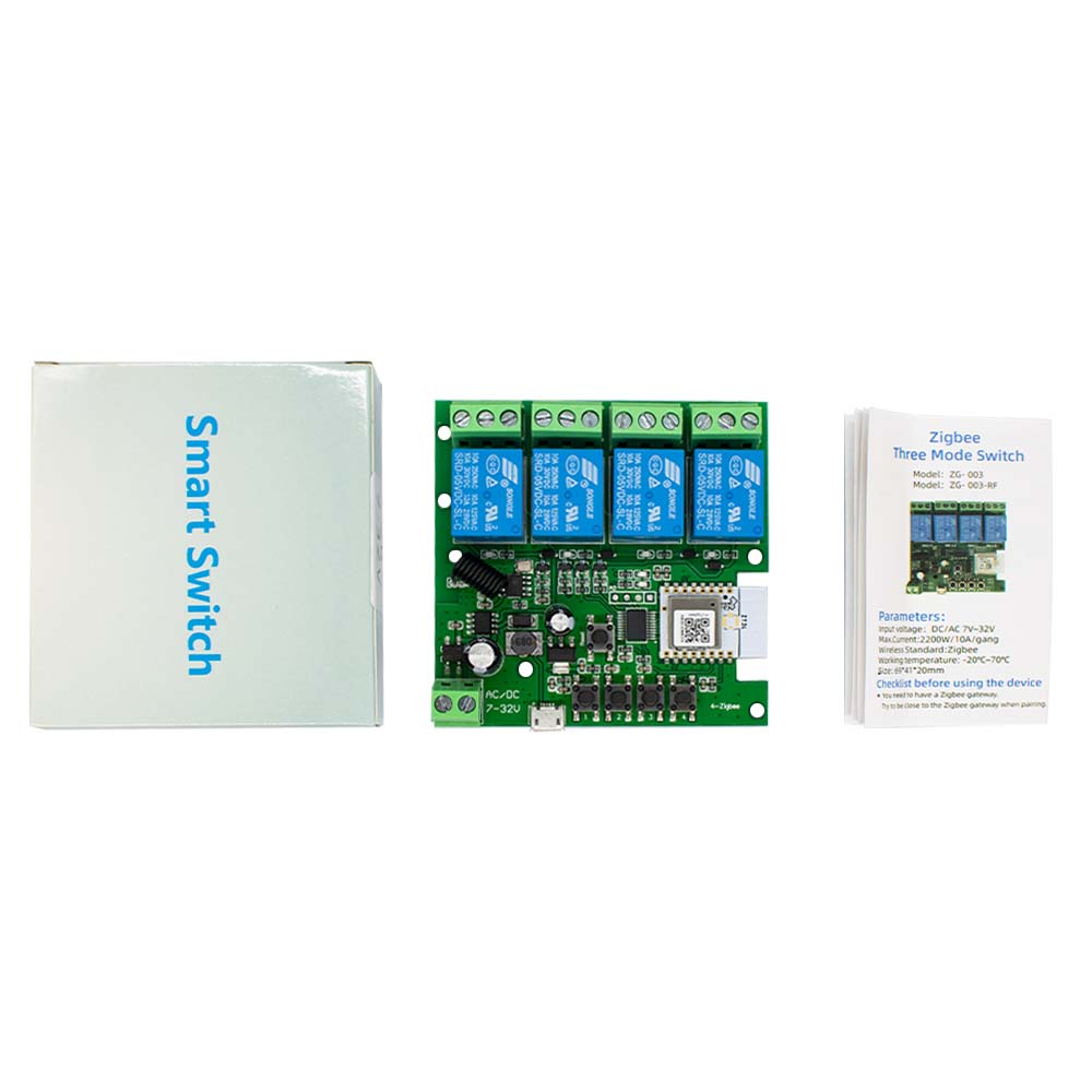 4CH Zigbee 3.0 Smart Home Rela - Ir Remote Module 评论和价格