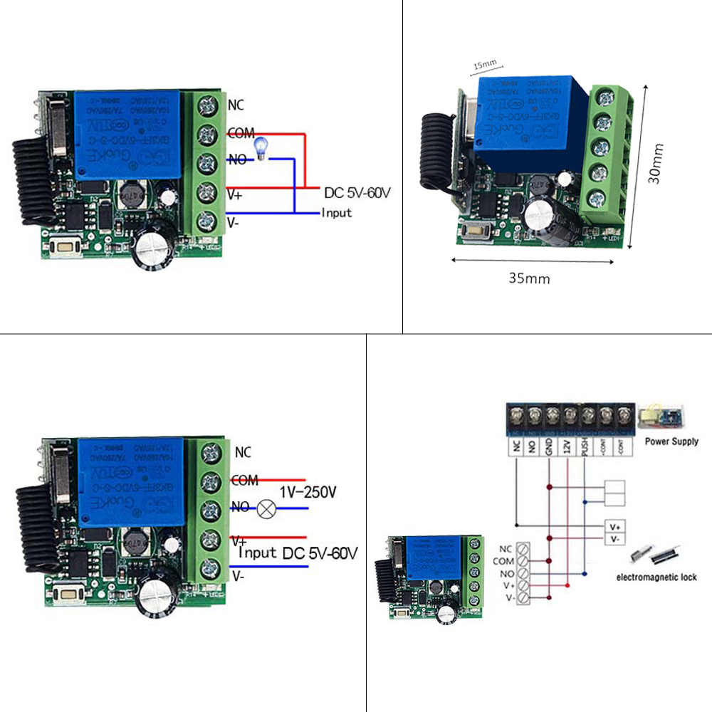 V RF Relay Module Remote Contr - Ir Remote Module 评论和价格