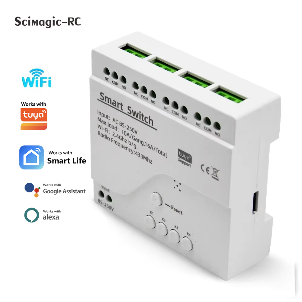 Smart Switch 4CH Relay Module  - Relay Module 4 Channel 评论和价格